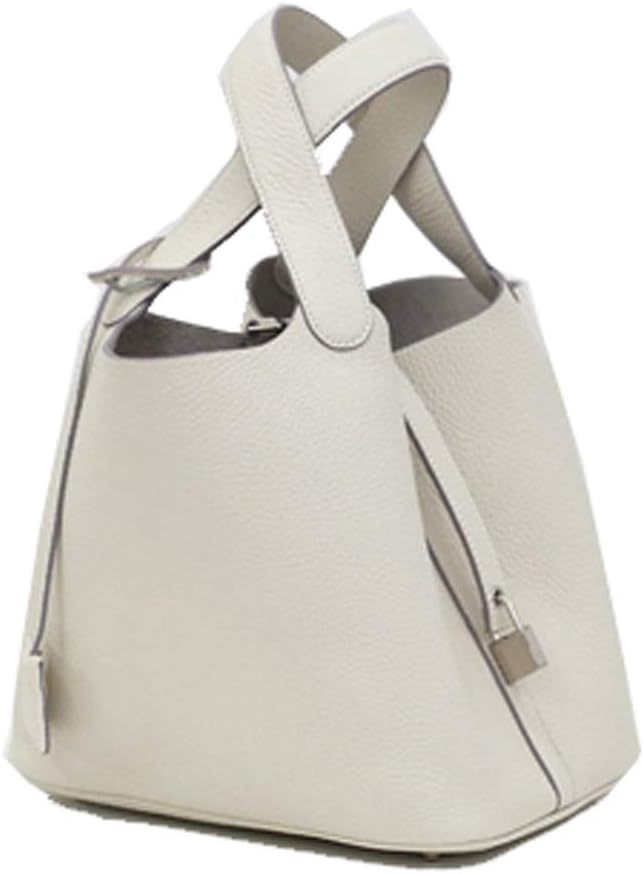 Amazon | [ナルシャ] キューブバッグ 本革 ハンドバッグ アイピコタン